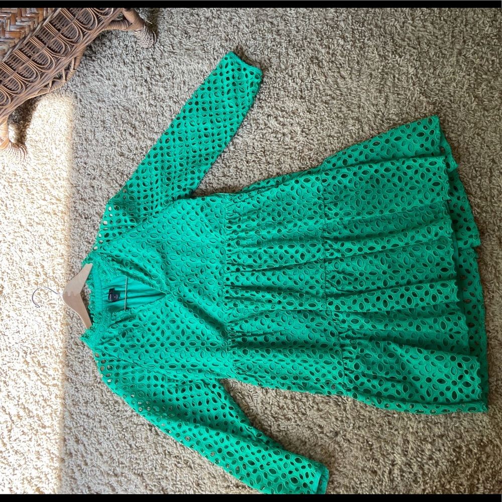 M J.Crew Green Dress